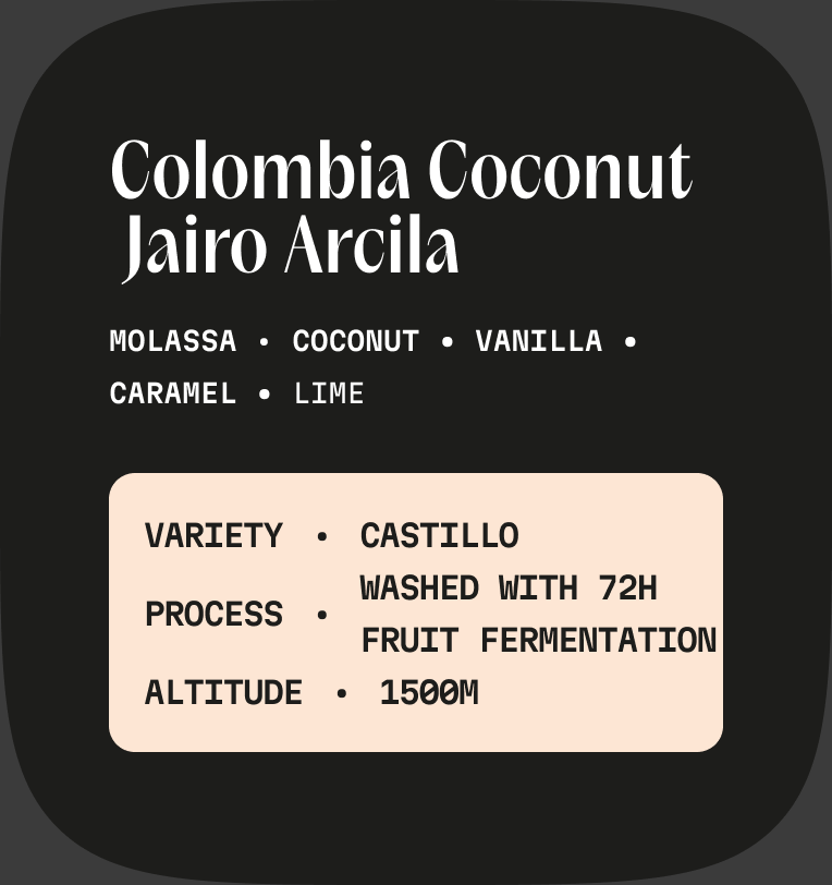 Colombia Coconut Jairo Arcila